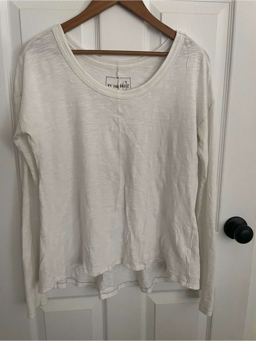 Free People We The Free Babydoll Pleated Back Tee